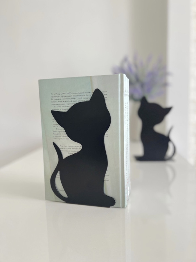 Подставка для книг котенок