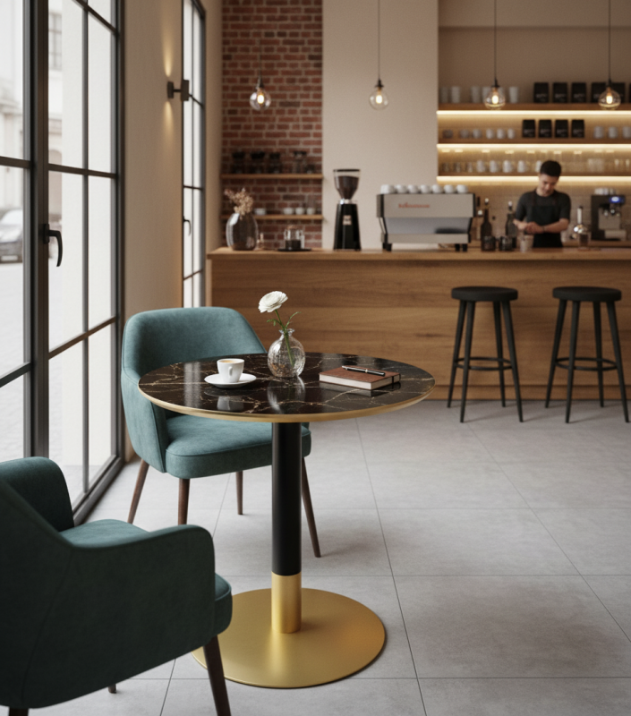 Столешница HPL-Фанера черный