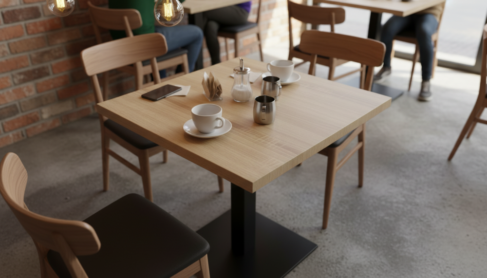 Столешница HPL на основе МДФ (квадратная) Дуб Сонома_32