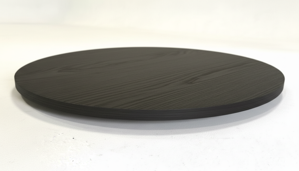 Столешница шпон дуба на основе ВЛАГОСТОЙКОГО МДФ (Круглая) Каштан_16