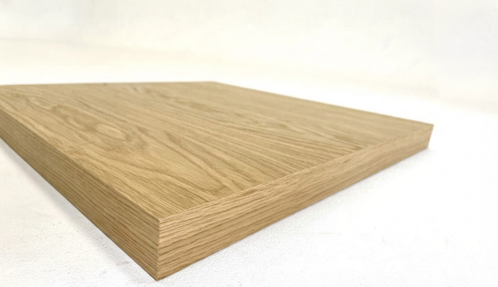 Столешница шпон дуба на основе ВЛАГОСТОЙКОГО МДФ (Прямоугольная)