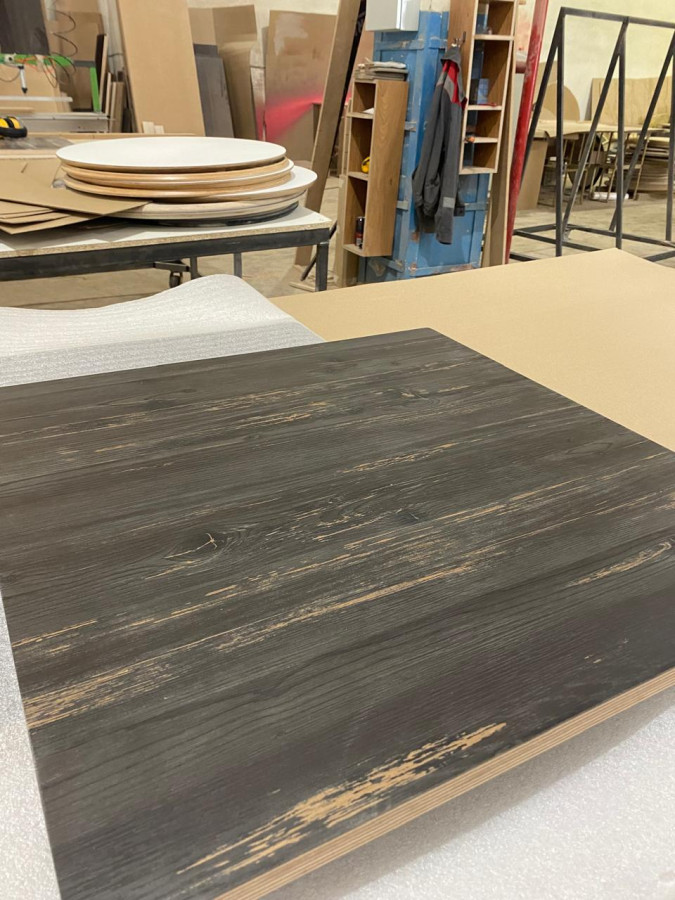 Столешница HPL на основе фанеры влагостойкая - толщина 19 мм (квадратная) Норвежская Сосна_17