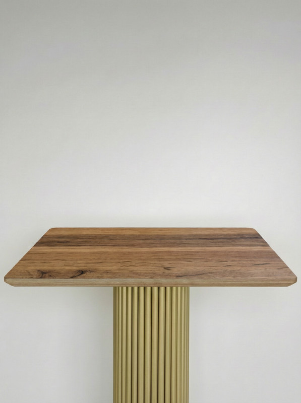 Столешница HPL на основе фанеры влагостойкая - толщина 19 мм (квадратная) Индийское дерево_17