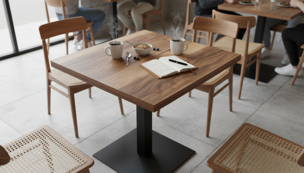 Столешница HPL на основе МДФ (квадратная) Дуб Вотан_24