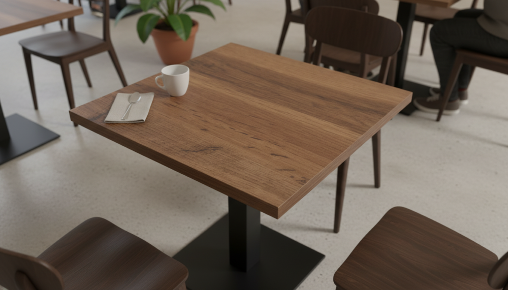 Столешница HPL на основе МДФ (квадратная) Дуб Каньон Касл_26