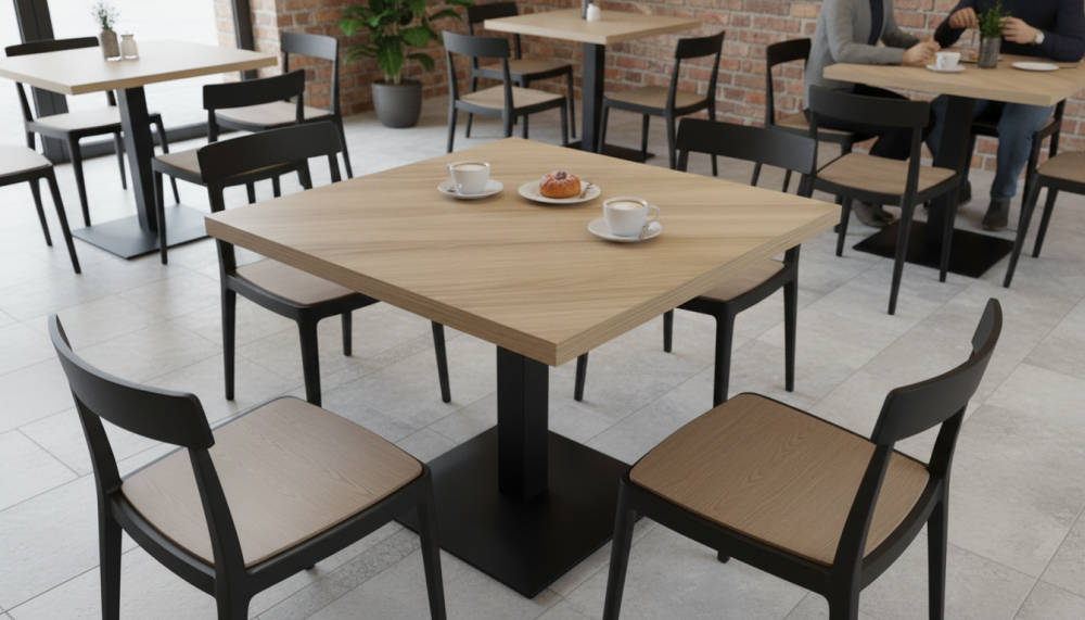 Столешница HPL на основе МДФ (квадратная)