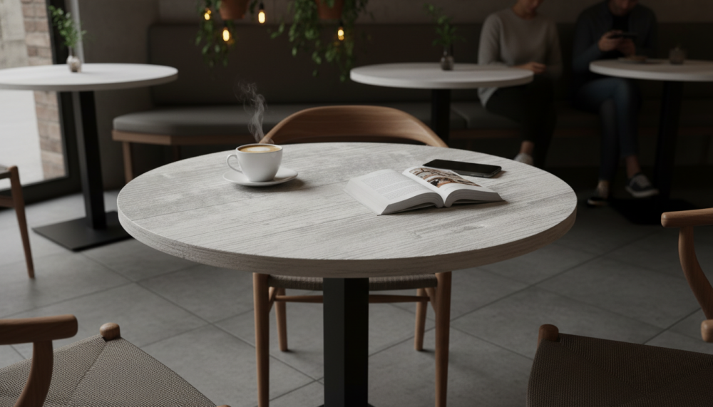 Столешница HPL на основе МДФ (круглая)