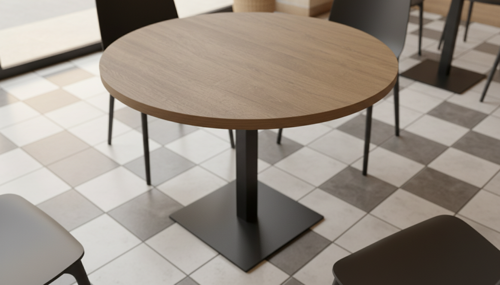 Столешница HPL на основе МДФ (круглая)