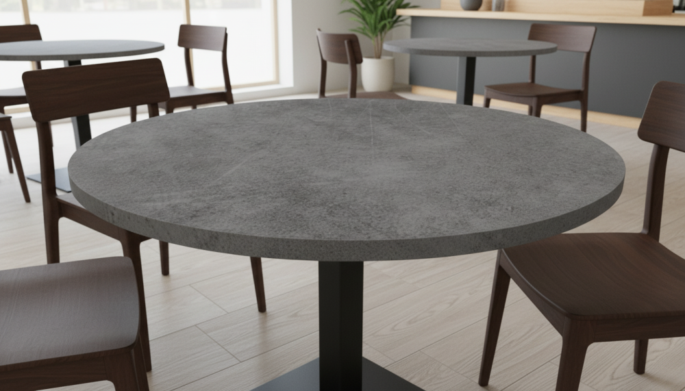 Столешница HPL на основе МДФ (круглая)