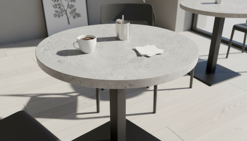 Столешница HPL на основе МДФ (круглая)