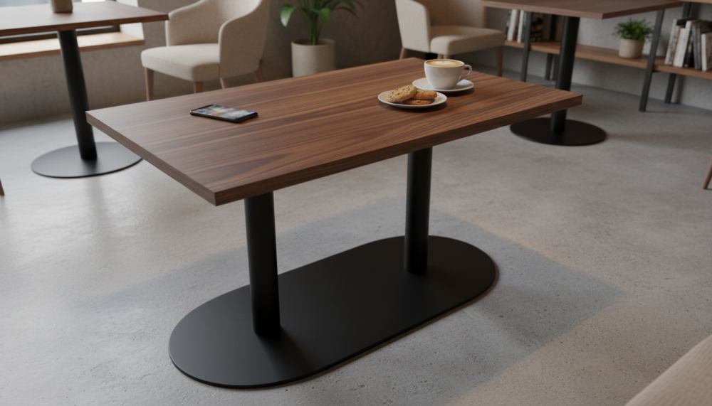 Столешница HPL на основе МДФ (прямоугольная) Орех Натуральный_22