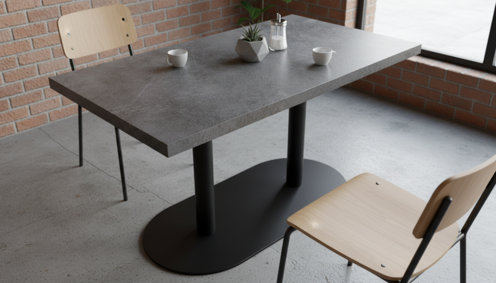 Столешница HPL на основе МДФ (прямоугольная)