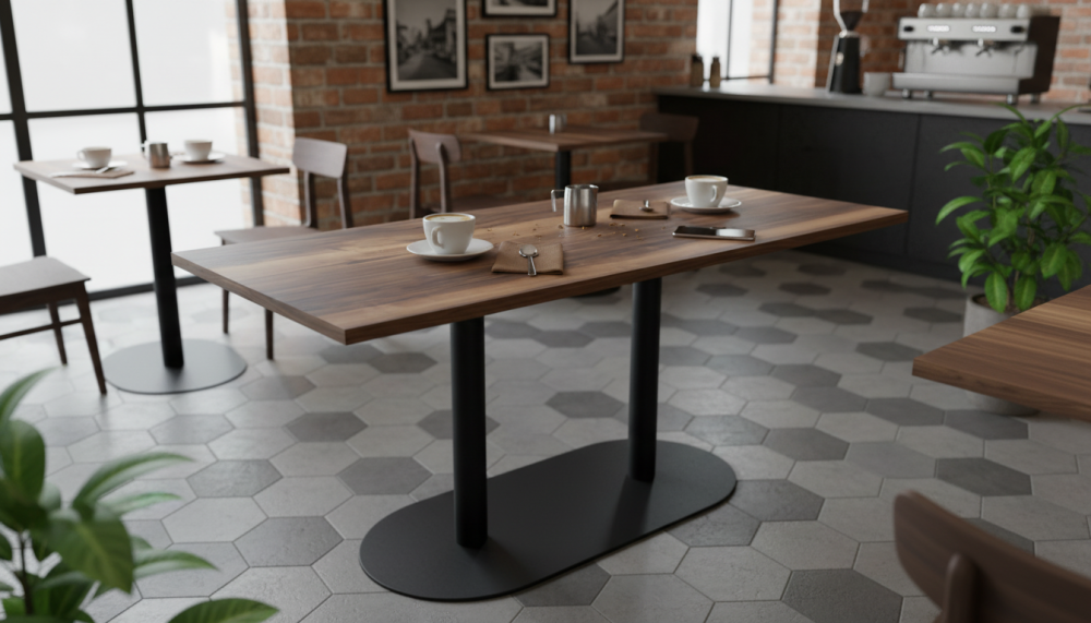 Столешница HPL на основе МДФ (прямоугольная)