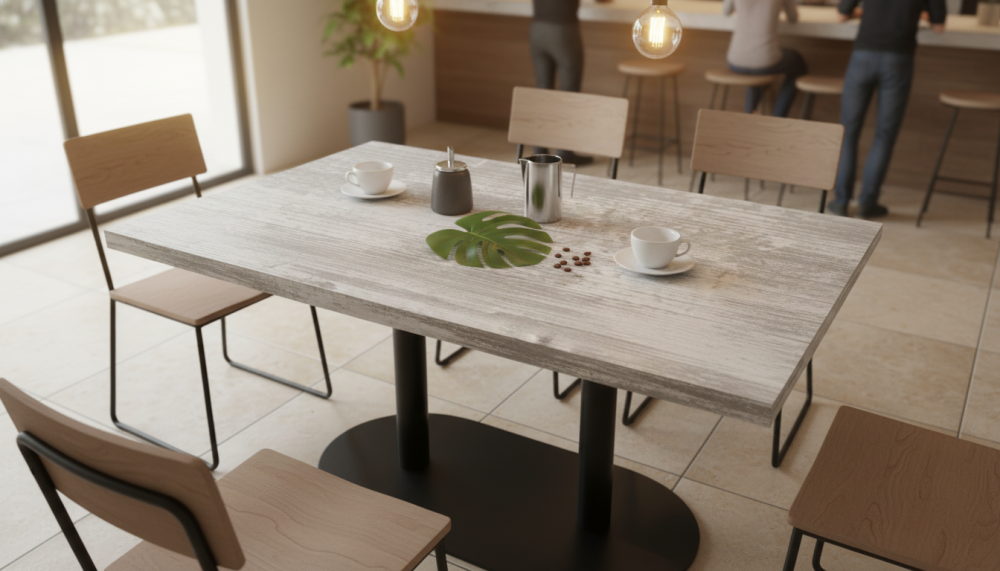 Столешница HPL на основе МДФ (прямоугольная)