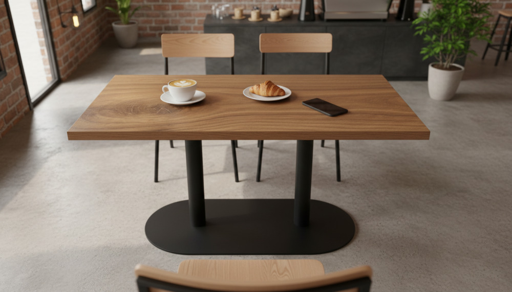 Столешница HPL на основе МДФ (прямоугольная) Дуб Каньон Касл_28