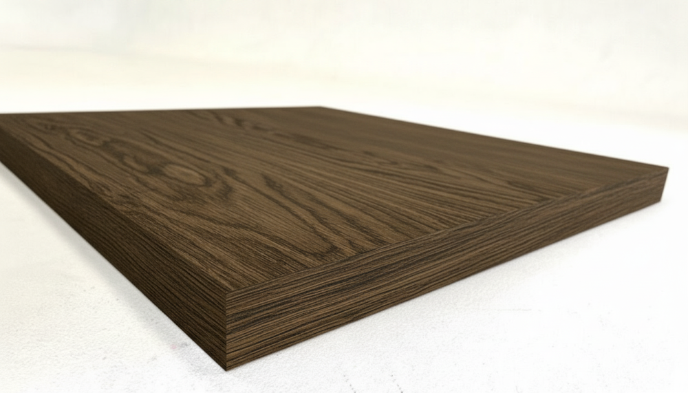 Столешница шпон дуба на основе ВЛАГОСТОЙКОГО МДФ (квадратная)