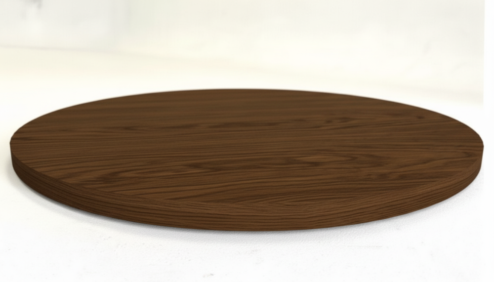 Столешница шпон дуба на основе ВЛАГОСТОЙКОГО МДФ (круглая)