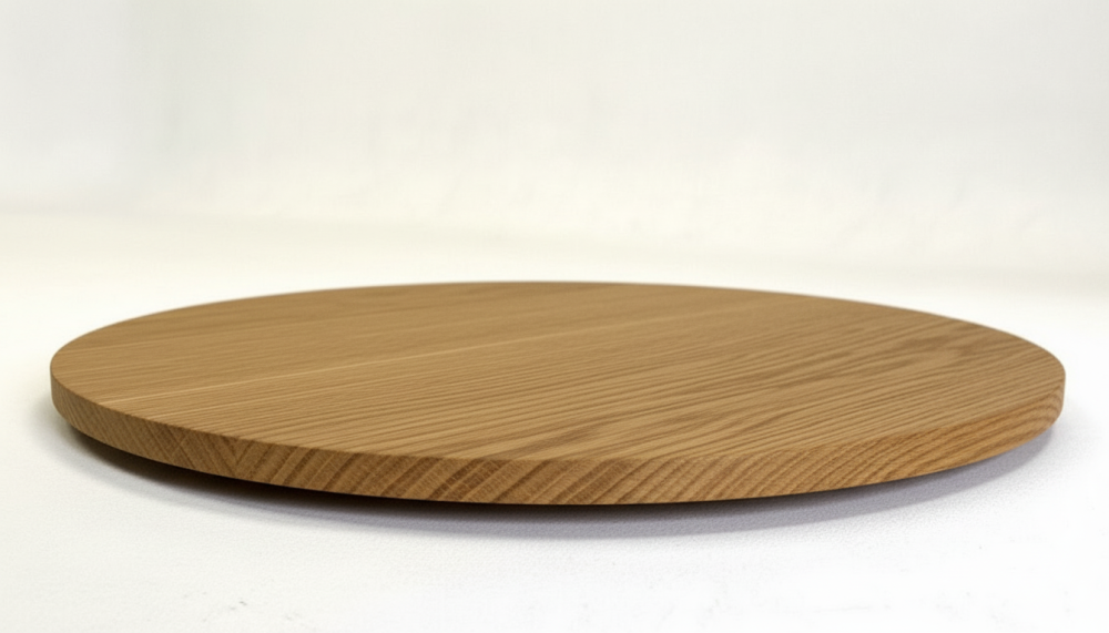Столешница шпон дуба на основе ВЛАГОСТОЙКОГО МДФ (круглая)