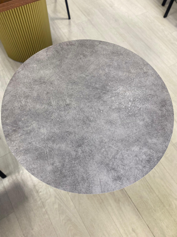 Столешница HPL на основе фанеры влагостойкая - толщина 19 мм (круглая) Бетон_8