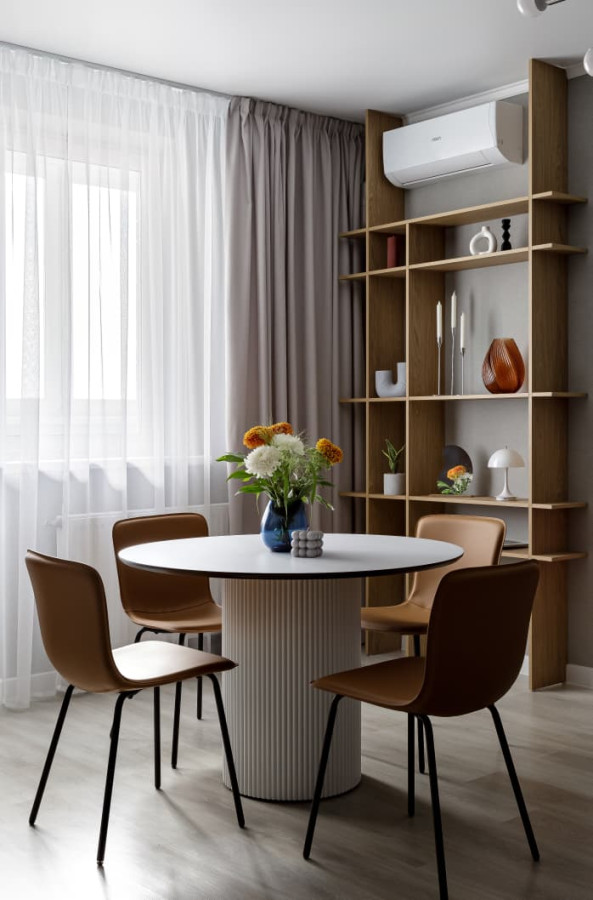 Столешница HPL на основе фанеры влагостойкая - толщина 19 мм (круглая) Белый_3