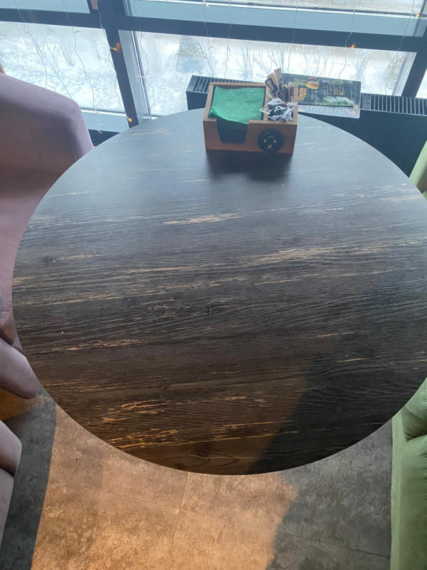 Столешница HPL на основе фанеры влагостойкая - толщина 19 мм (круглая)