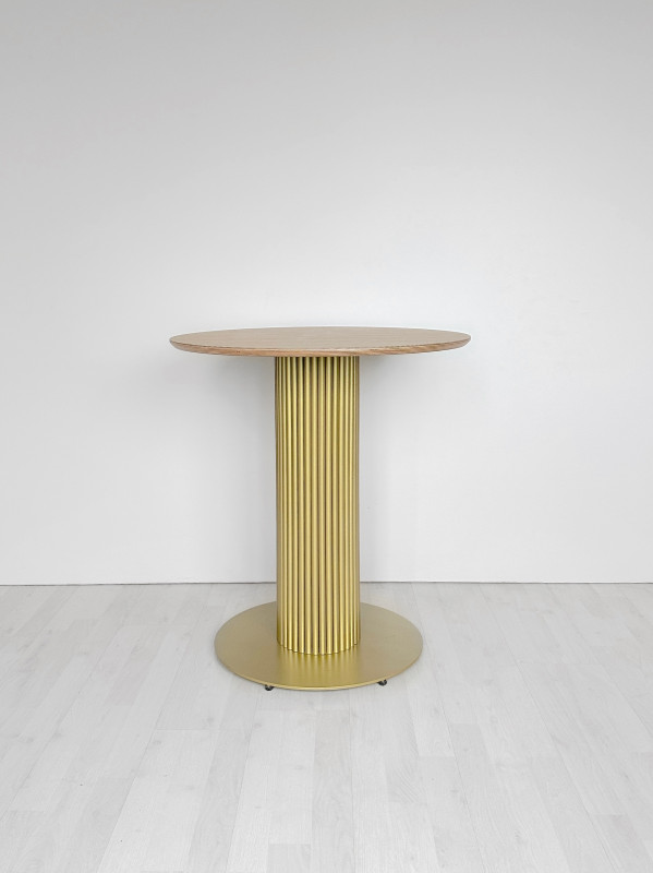 Столешница Фанера, диаметр 600, цвет - Дуб Рустик, натуральный торец