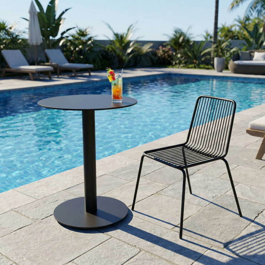 Стол металлический Solar Черный_10